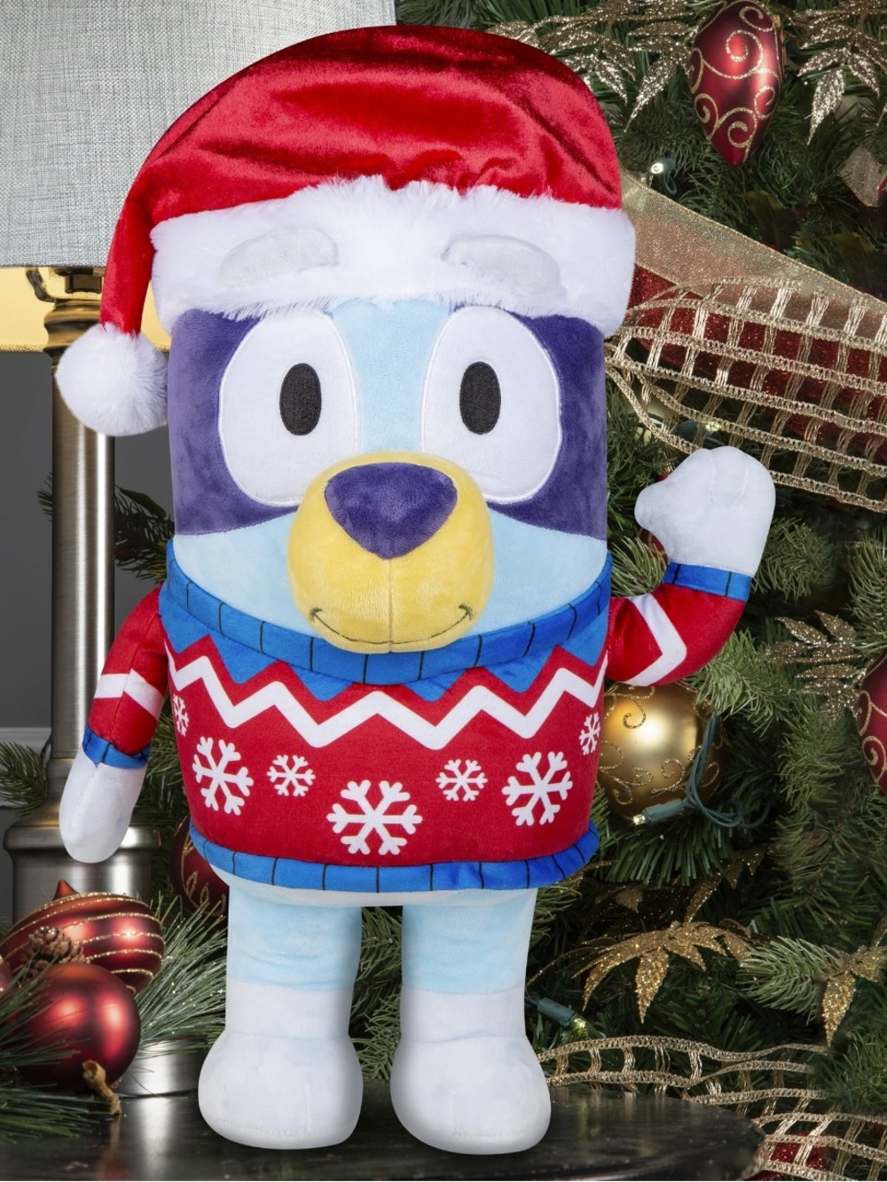 Bluey Disney Holiday Standing Greeter Plush Stuffed (BIG!) 20” NWT